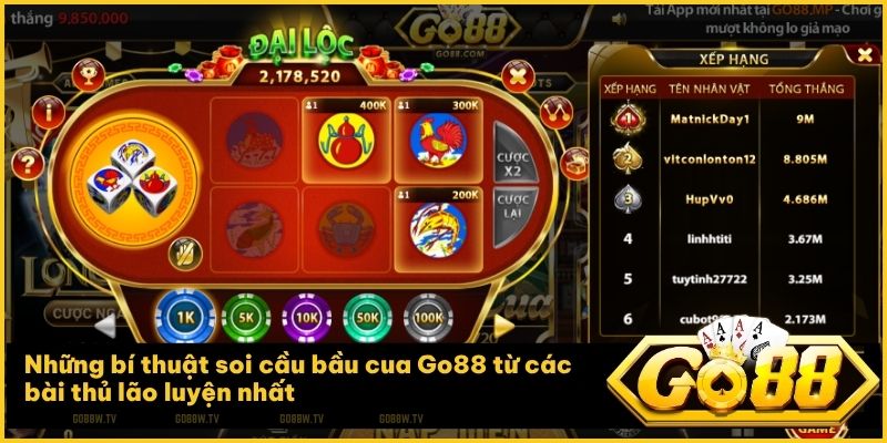 Áp dụng chiến thuật quan sát lịch sử để nâng cao tỷ lệ thắng tại Go88