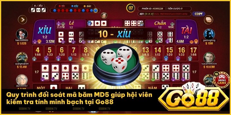 Sảnh Tài Xỉu Go88 sở hữu mức thanh khoản khổng lồ và cộng đồng cược thủ đông đảo