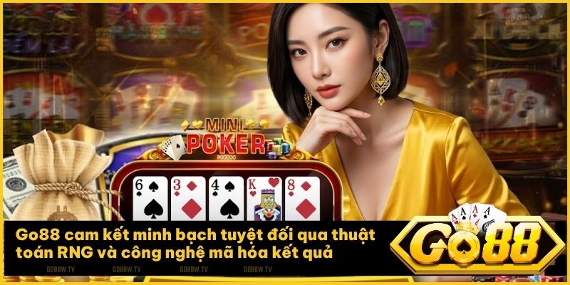 Mọi kết quả minigame tại Go88 Minigame đều đảm bảo tính ngẫu nhiên và minh bạch tuyệt đối