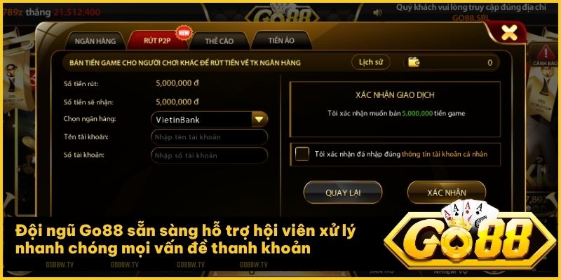 Xử lý các sự cố kỹ thuật thường gặp khi thực hiện cach rút tiền Go88